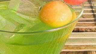 Рецепт Дынно-имбирный пунш с базиликом