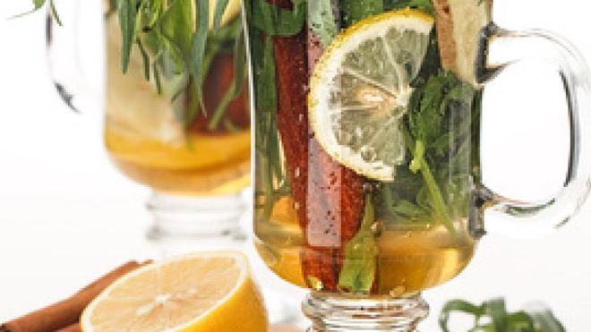 Рецепт Горячий согревающий напиток с эстрагоном