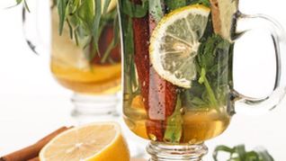 Рецепт Горячий согревающий напиток с эстрагоном