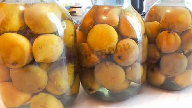 Рецепт Груши консервированные целиком в сиропе на зиму