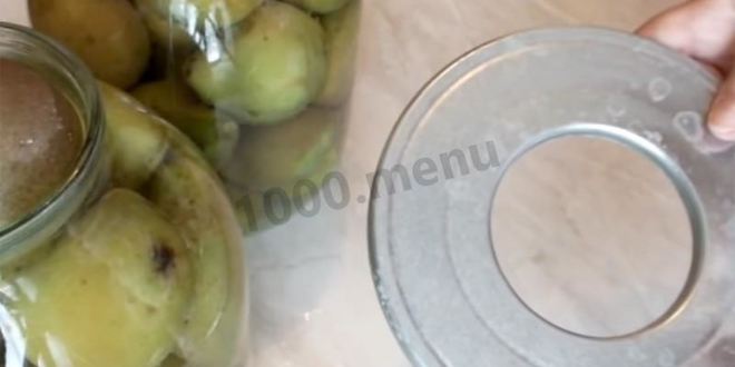 Рецепт груши консервированные целиком в сиропе на зиму