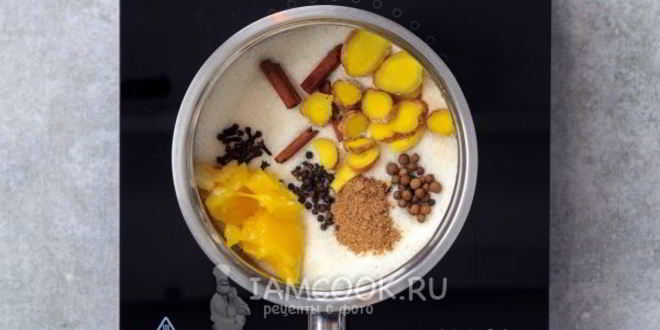 Рецепт имбирный сироп