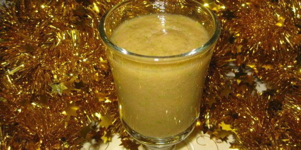 Рецепт коктейль из замороженного йогурта с лаймом и бананом