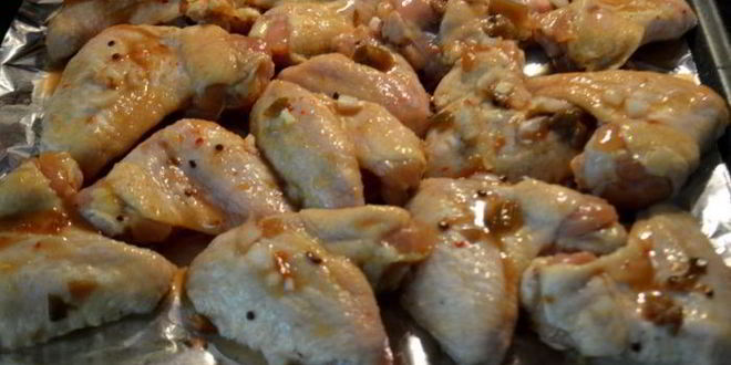 Рецепт куриные крылышки глазированные кленовым сиропом