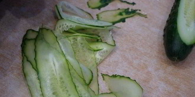 Рецепт летний томатно-огуречный коктейль