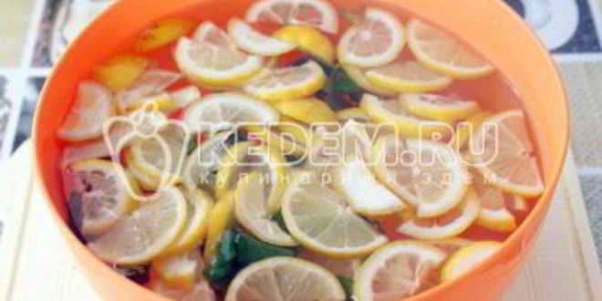 Рецепт домашний лимонад