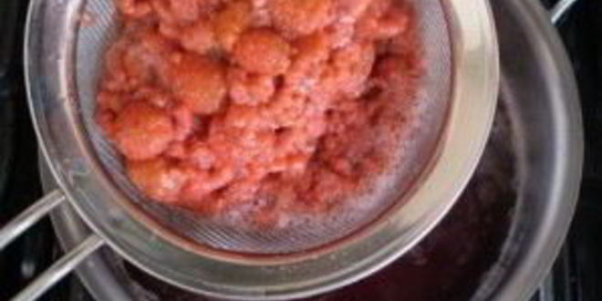 Рецепт малиновый сироп