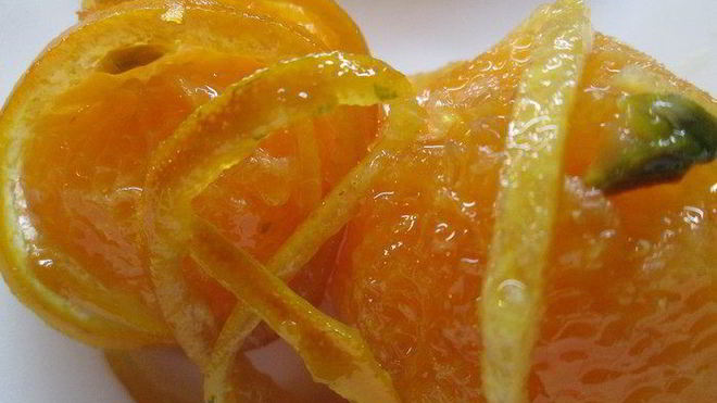 Рецепт Мандарины в карамельном сиропе