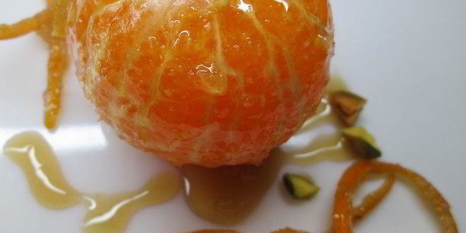 Рецепт мандарины в карамельном сиропе