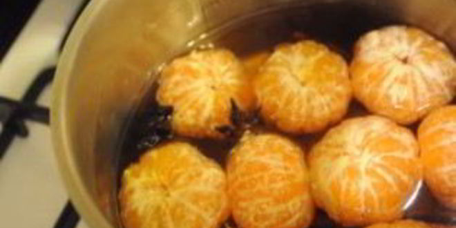 Рецепт мандарины в пряном сиропе