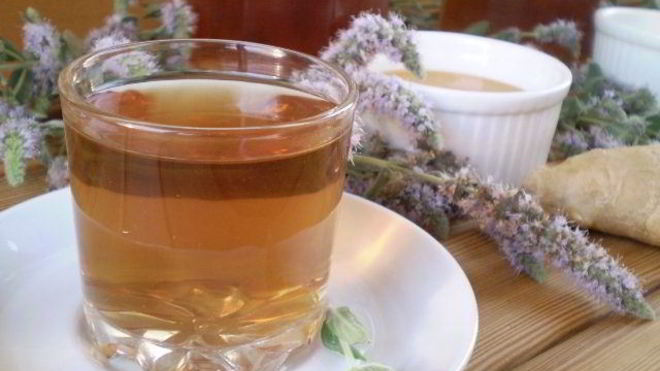 Рецепт Медовый напиток с мелиссой