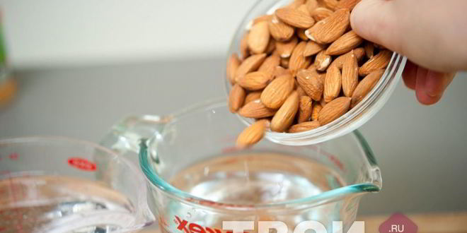 Рецепт миндальное молоко