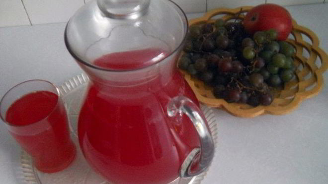 Рецепт Напиток и сок из калины