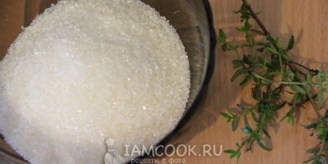 Рецепт напиток из каркаде с тимьяном