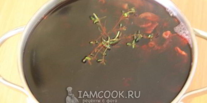 Рецепт напиток из каркаде с тимьяном