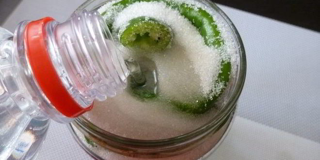 Рецепт острый перец в кисло-сладком сиропе