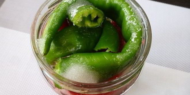 Рецепт острый перец в кисло-сладком сиропе