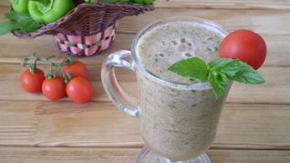 Рецепт Овощной зеленый коктейль