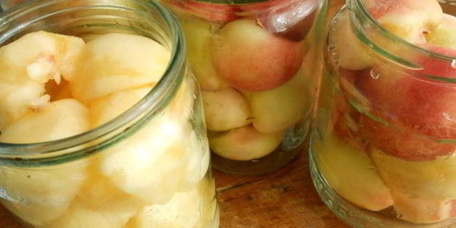 Рецепт персики консервированные в сиропе