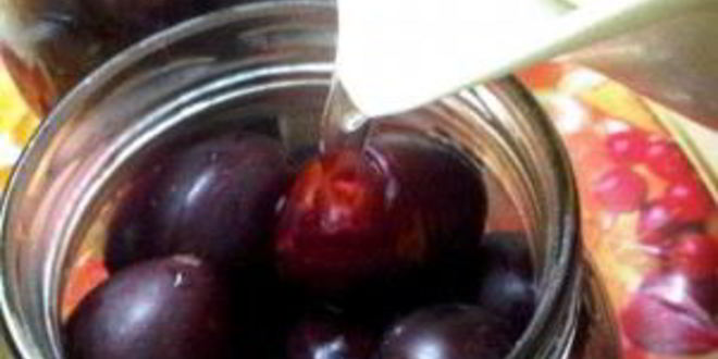 Рецепт сливы в сиропе на зиму