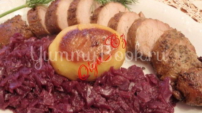 Рецепт Свиное филе в кленовым сиропе