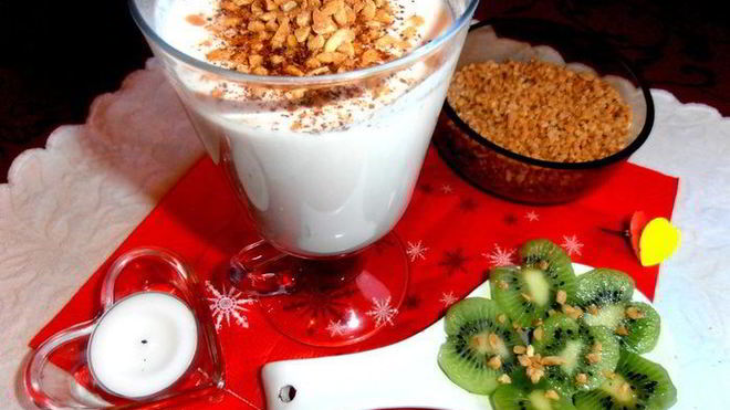 Рецепт Творожный коктейль на завтрак