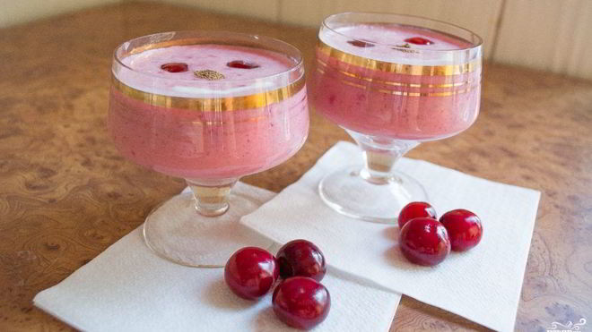 Рецепт Вишневый коктейль