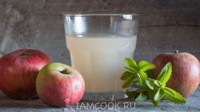 Рецепт Яблочный напиток со стевией