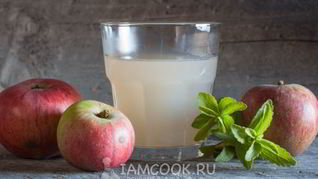 Рецепт Яблочный напиток со стевией