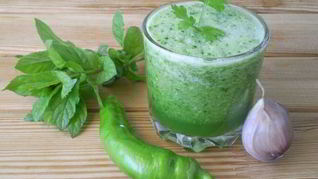 Рецепт Зеленый коктейль для сыроедов