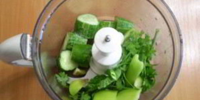 Рецепт зеленый коктейль для сыроедов