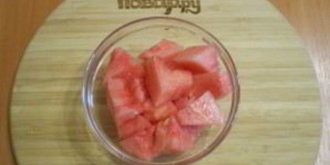 Рецепт зеленый коктейль с арбузом