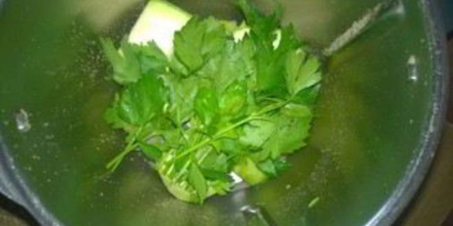 Рецепт зеленый коктейль с цукини