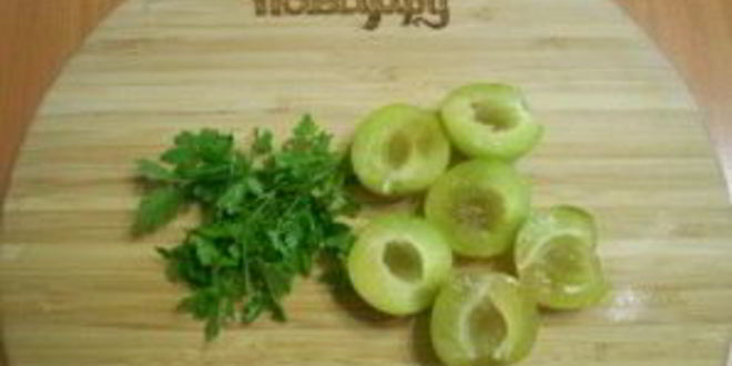 Рецепт зеленый коктейль со сливой