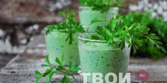 Рецепт зеленый напиток