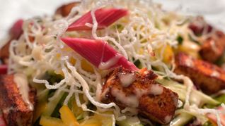 Рецепт Братский салат из ревеня и тофу