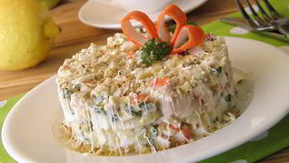 Рецепт новогодних салатов