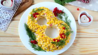 Рецепт салата с крабовыми палочками