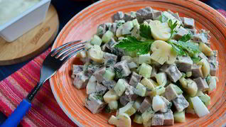 Рецепт салатов с грибами