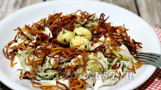 Рецепт салатов с мясома