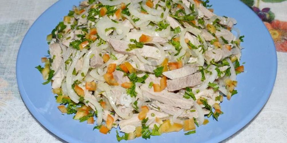 Как приготовить деревенский свадебный салат из свинины