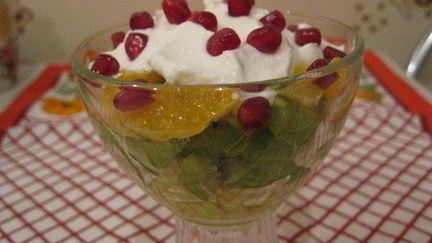 Рецепт Фруктовый салат-коктейль