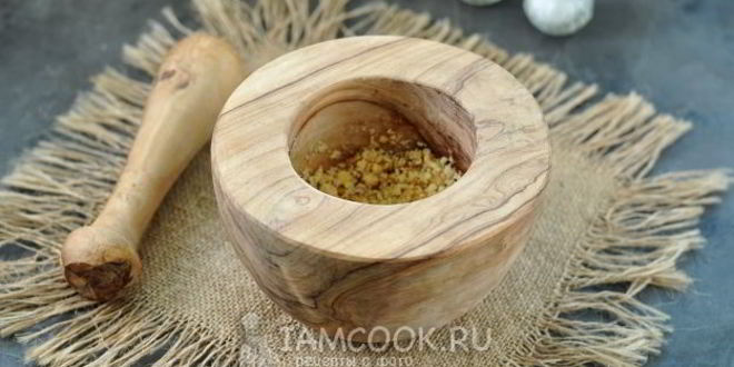 Рецепт грузинский салат с ореховой заправкой