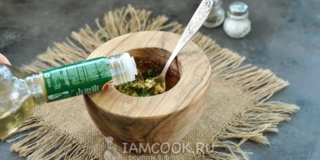 Рецепт грузинский салат с ореховой заправкой