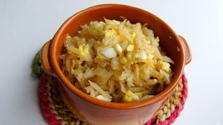 Рецепт Капуста с яйцом