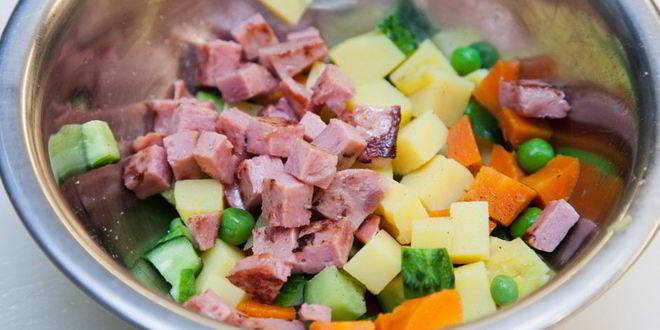 Рецепт салат оливье