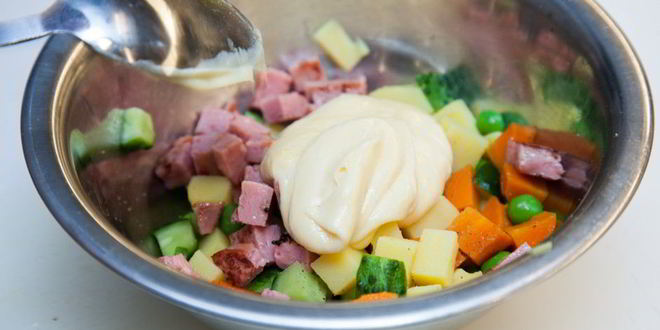 Рецепт салат оливье