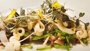 Рецепт Подборка вкусных салатов с кальмарами и кукурузой