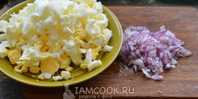 Рецепт рисовый салат с морепродуктами