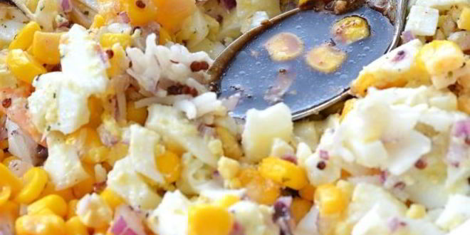 Рецепт рисовый салат с морепродуктами